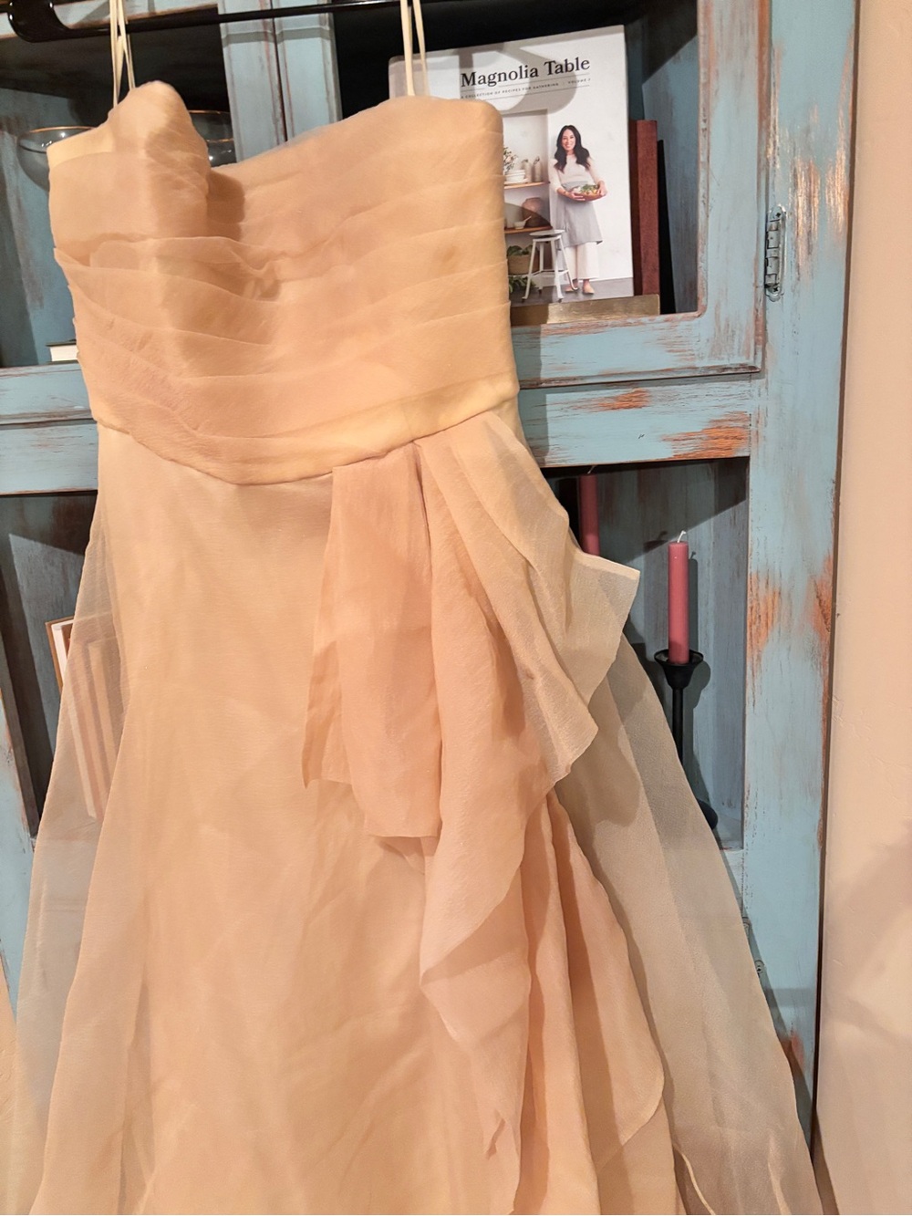 Trish scully SYD GOWN GOLD ORGANZA - Picture 5 of 12